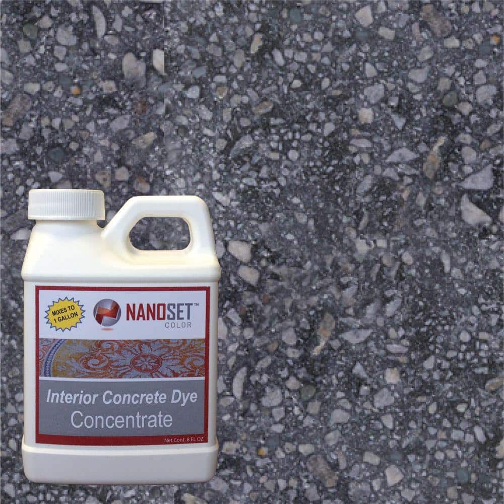 NanoSet Color 32-oz. Jet Stone Interior Concrete Dye Stain Concentrate