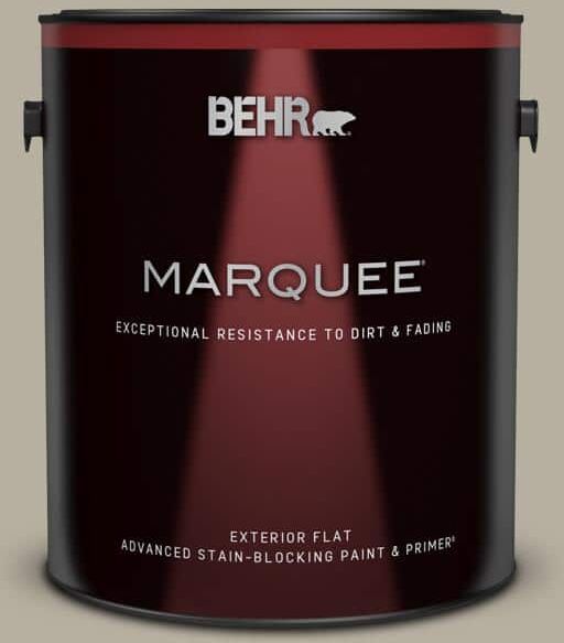 BEHR MARQUEE 1 gal. #N320-4 Camping Tent Flat Exterior Paint & Primer