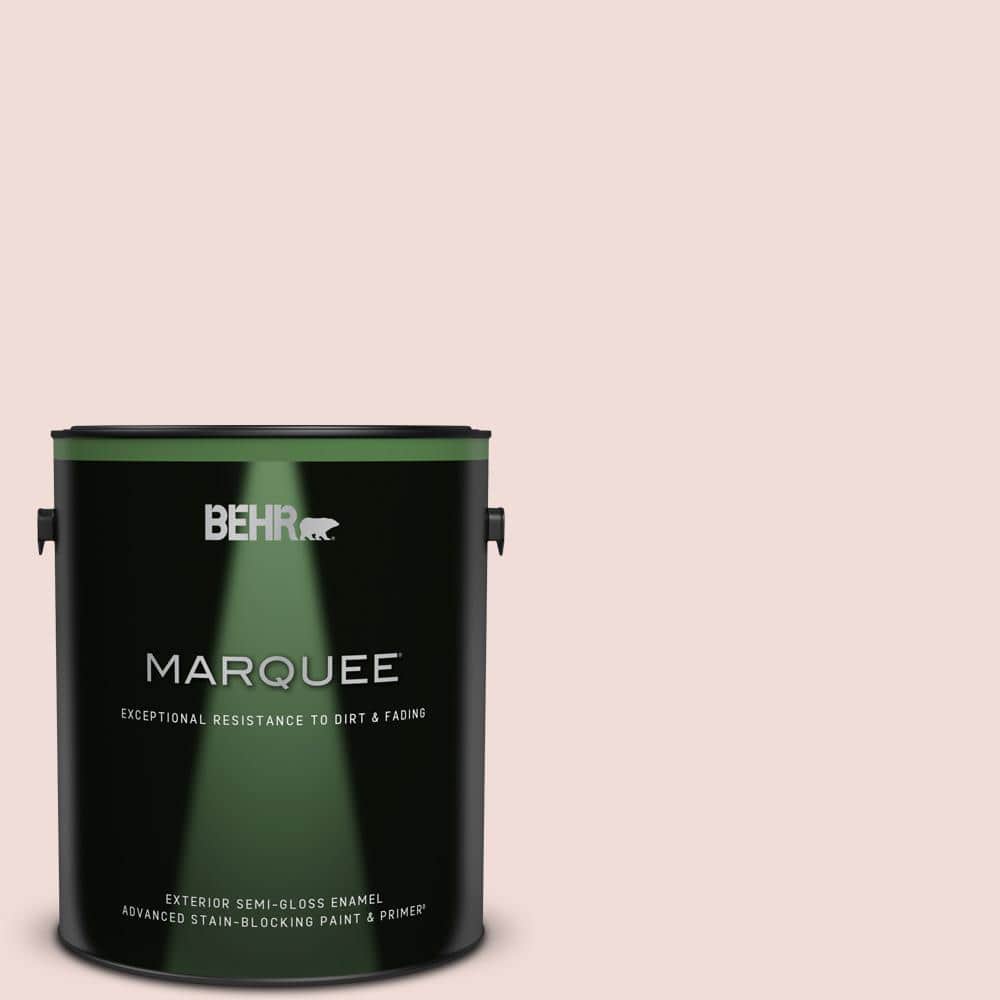 BEHR MARQUEE 1 gal. #BIC-05 Shabby Chic Pink Semi-Gloss Enamel Exterior Paint & Primer