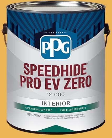 Speedhide Pro EV Zero 1 gal. PPG17-19 Oro De Maya Eggshell Interior Paint