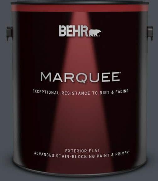 BEHR MARQUEE 1 gal. #PPU15-20 Poppy Seed Flat Exterior Paint & Primer