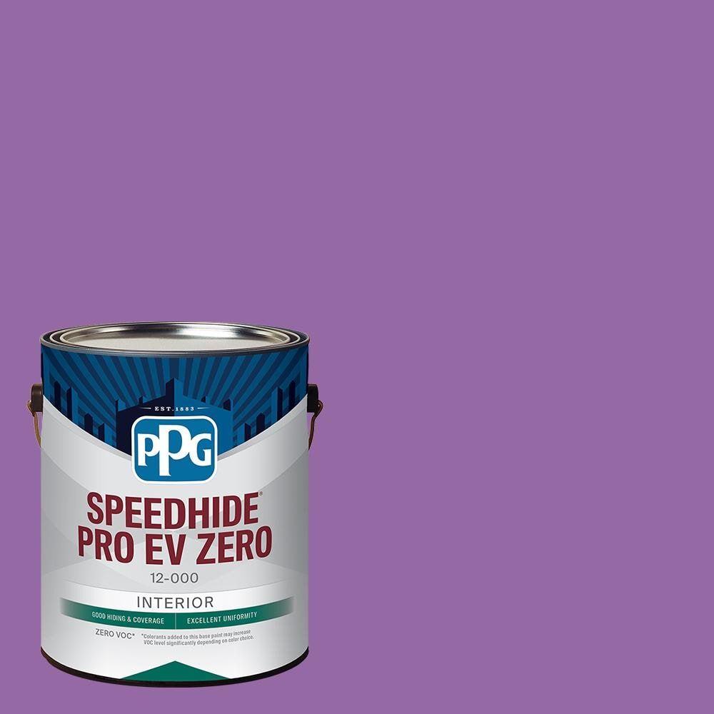 SPEEDHIDE Pro-EV Zero 1 gal. PPG1249-6 Grape Popsicle Semi-Gloss Interior Paint