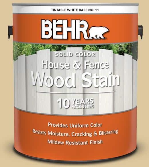 BEHR 1 gal. #360E-3 Winter Garden Solid Color House and Fence Exterior Wood Stain