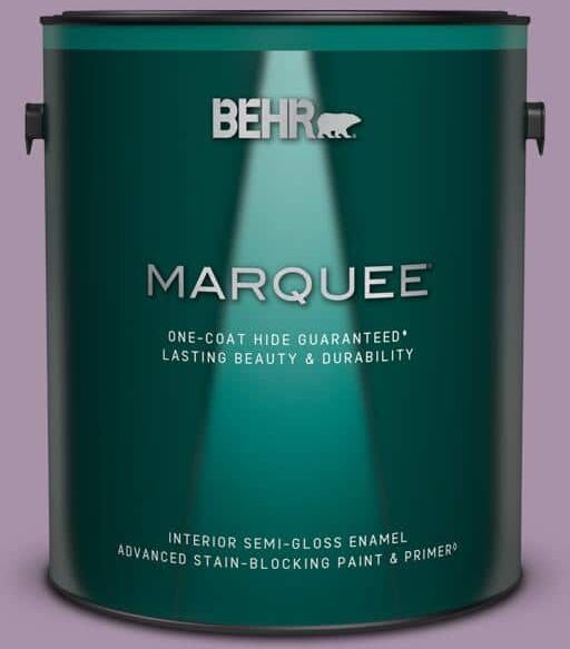 BEHR MARQUEE 1 gal. #670D-5 Garden Flower Semi-Gloss Enamel Interior Paint & Primer