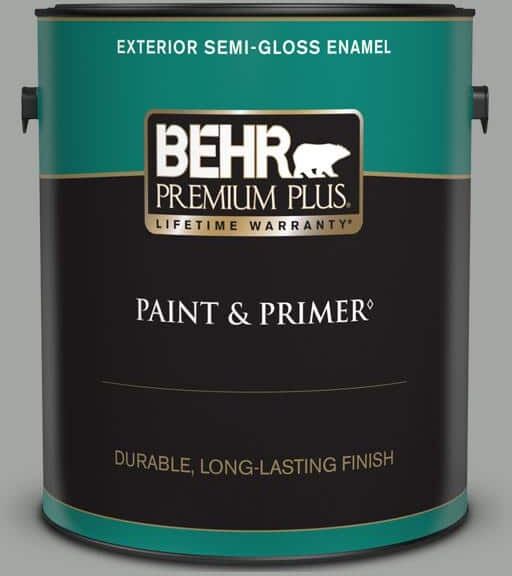 BEHR PREMIUM PLUS 1 gal. #PPU25-16 Chain Reaction Semi-Gloss Enamel Exterior Paint & Primer