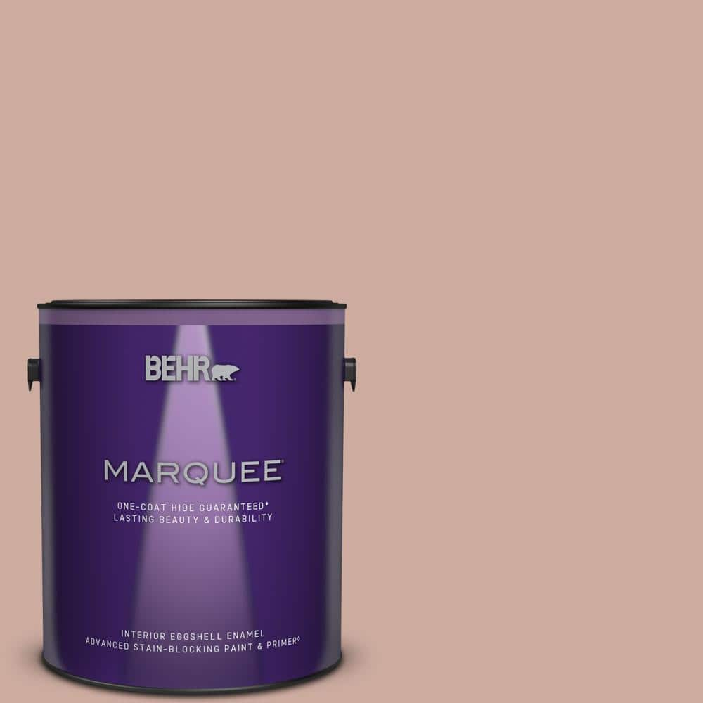 BEHR MARQUEE 1 gal. #MQ1-50 Art Deco Pink One-Coat Hide Eggshell Enamel Interior Paint & Primer