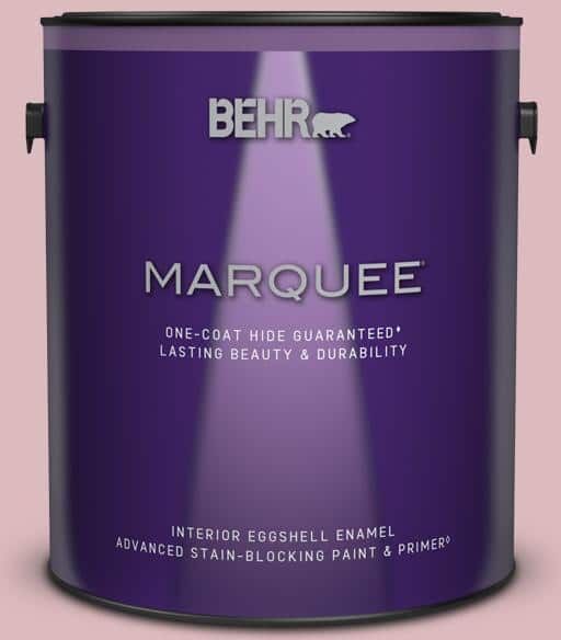 BEHR MARQUEE 1 gal. #S130-2 Shy Smile Eggshell Enamel Interior Paint & Primer