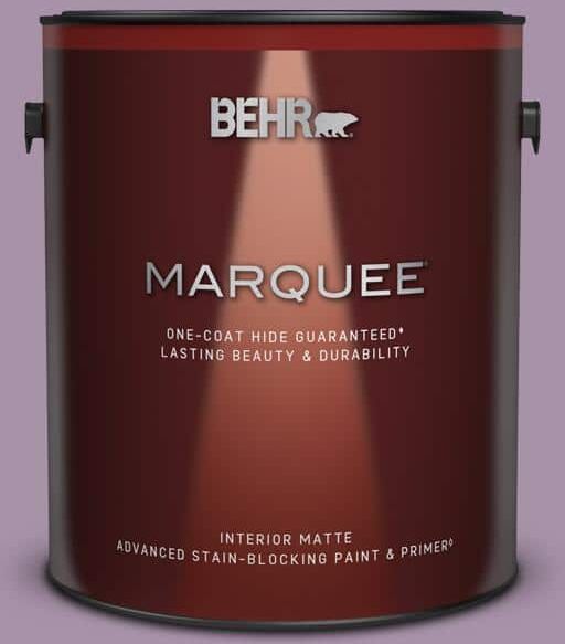 BEHR MARQUEE 1 gal. #670D-5 Garden Flower Matte Interior Paint & Primer