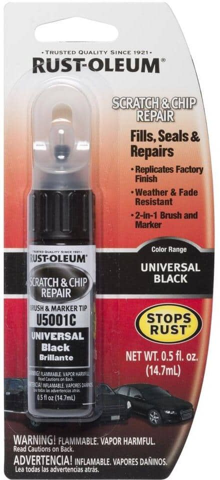 Rust-Oleum Automotive 0.5 oz. Universal Gloss Black Scratch & Chip Repair Marker (6-Pack)