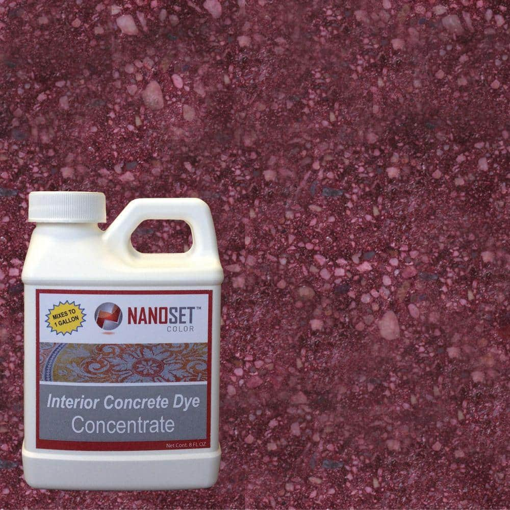 NanoSet Color 8-oz. Dark Quartz Interior Concrete Dye Stain Concentrate