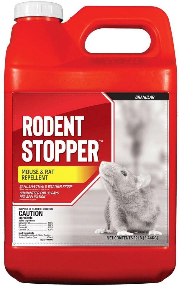 ANIMAL STOPPER Rodent Stopper Animal Repellent, 12# Ready-to-Use Granular Bulk