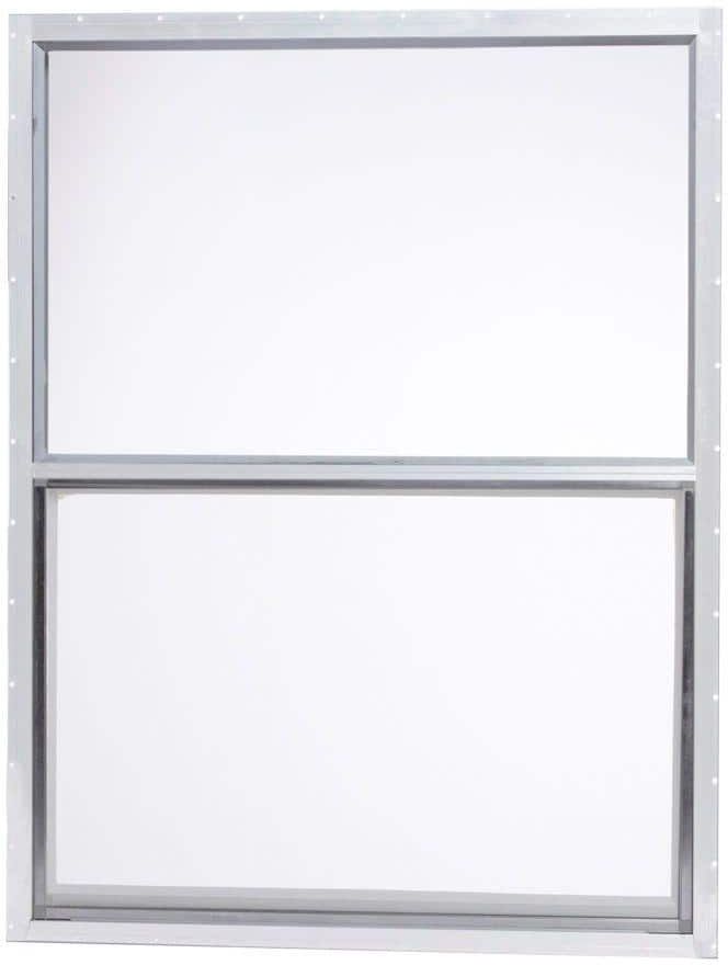 TAFCO WINDOWS 30 in. x 40 in. Mobile Home Single Hung Aluminum Window - White