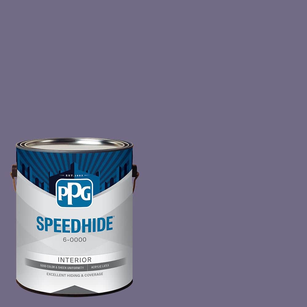SPEEDHIDE 1 gal. PPG1174-6 Purple Rain Eggshell Interior Paint