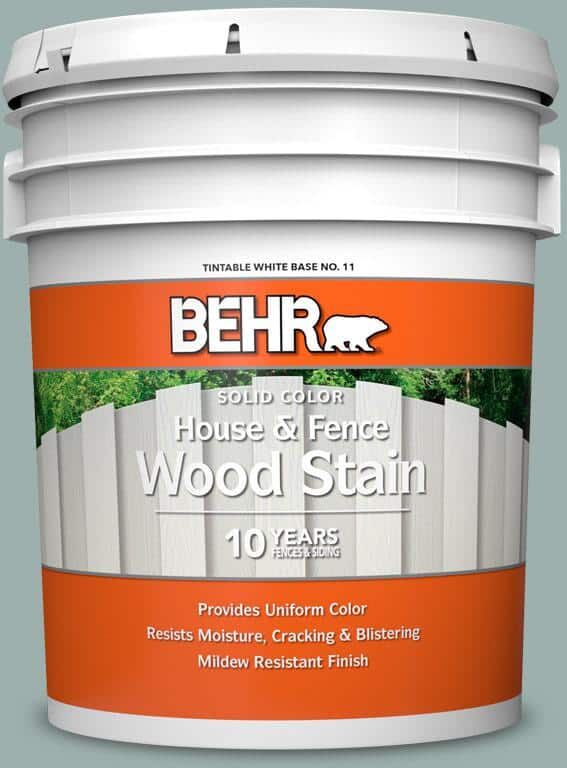 BEHR 5 gal. #N430-3 Garden Vista Solid Color House and Fence Exterior Wood Stain