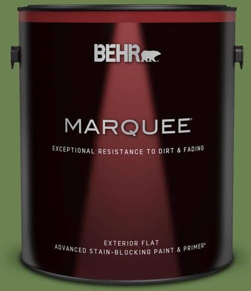 BEHR MARQUEE 1 gal. #430D-6 Happy Camper Flat Exterior Paint & Primer