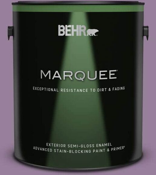 BEHR MARQUEE 1 gal. #670D-6 Mixed Berries Semi-Gloss Enamel Exterior Paint & Primer