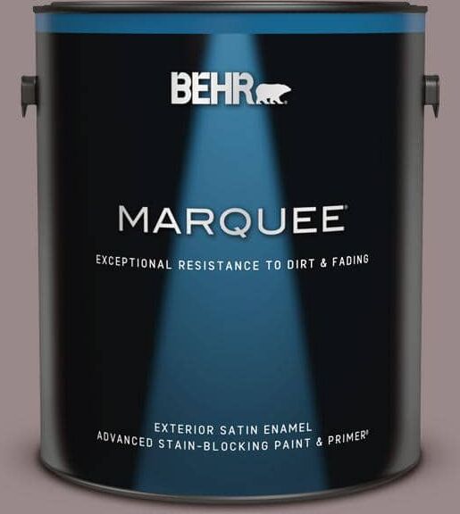 BEHR MARQUEE 1 gal. #MQ1-37 Fashion Week Satin Enamel Exterior Paint & Primer