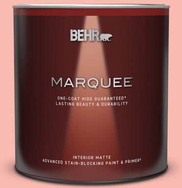 BEHR MARQUEE 1 qt. #150A-3 Mixed Fruit Matte Interior Paint & Primer