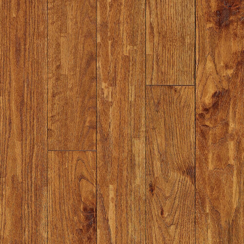 Bruce American Vintage Scraped Light Spice Oak 3/4 in. T x 5 in. W x Varying L Solid Hardwood Flooring (23.5 sqft / case)