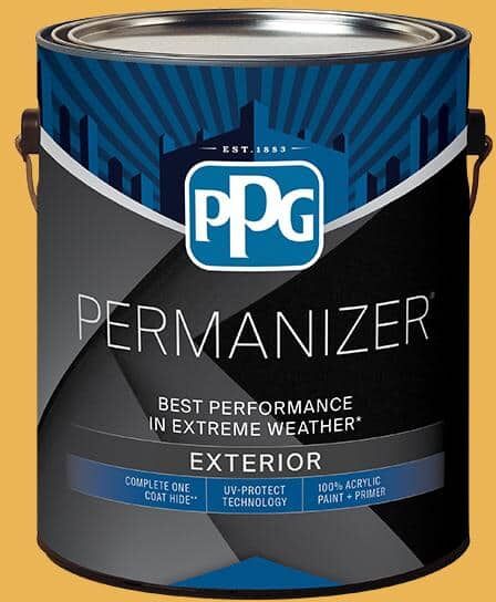 PERMANIZER 1 gal. PPG17-19 Oro De Maya Semi-Gloss Exterior Paint