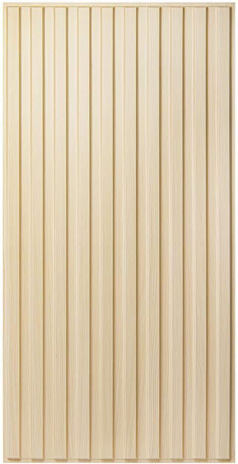 Art3dwallpanels Slat Design Oak 2 ft. x 4 ft. Decorative PVC Drop Ceiling Tiles for Interior Wall Decor (96 sq.ft./Case)