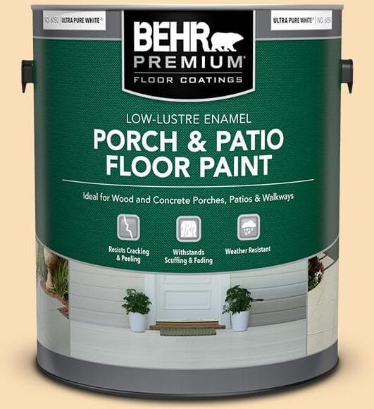 BEHR PREMIUM 1 gal. #M260-3 Time Out Low-Lustre Enamel Interior/Exterior Porch and Patio Floor Paint