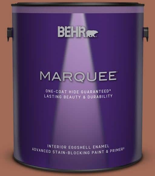 BEHR MARQUEE 1 gal. #S180-6 Perfect Penny One-Coat Hide Eggshell Enamel Interior Paint & Primer