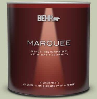 BEHR MARQUEE 1 qt. #420E-3 Spring Hill Matte Interior Paint & Primer