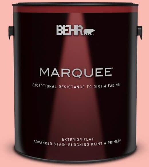 BEHR MARQUEE 1 gal. #150A-3 Mixed Fruit Flat Exterior Paint & Primer