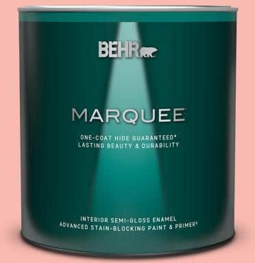 BEHR MARQUEE 1 qt. #150A-3 Mixed Fruit Semi-Gloss Enamel Interior Paint & Primer