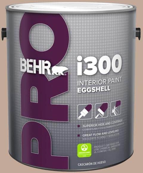 BEHR PRO 1 gal. #760B-4 Adobe Straw Eggshell Interior Paint