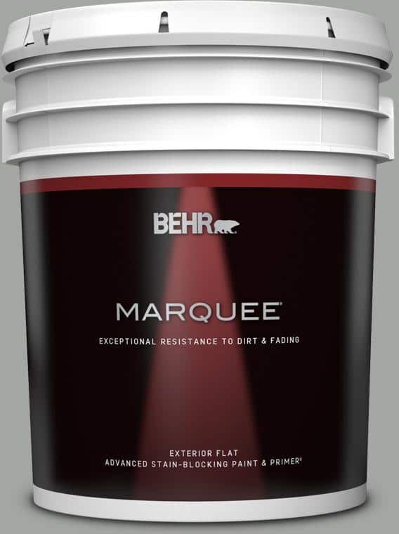 BEHR MARQUEE 5 gal. #PPU25-16 Chain Reaction Flat Exterior Paint & Primer