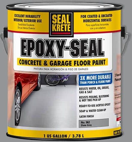 Seal-Krete Epoxy Seal 1 gal. Low VOC Slate Gray Concrete and Garage Floor Paint