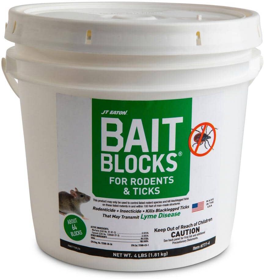 JT Eaton Bait Block For Rodents and Ticks - 64-Blocks