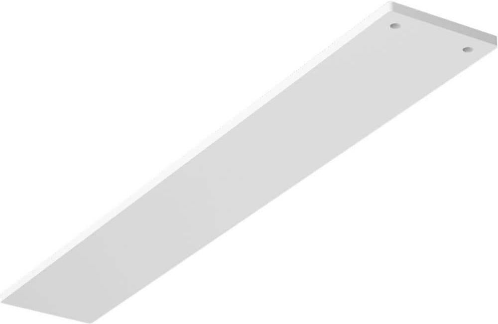 Ekena Millwork 0.25 in. x 3 in. x 20 in. Steel White Primer Logan Bracket