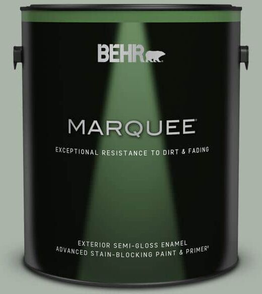 BEHR MARQUEE 1 gal. #BXC-38 Alpine Air Semi-Gloss Enamel Exterior Paint & Primer