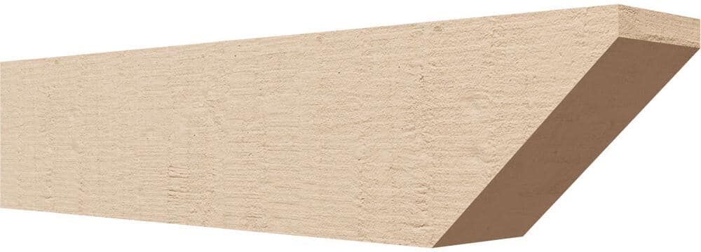 Ekena Millwork 6-in. x 8-in. x 36-in. Concord Woodgrain, Primed Tan Timberthane Polyurethane Rafter Tail Brace