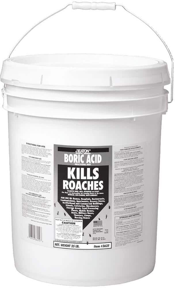 JT Eaton 25 lb. Boric Acid Insecticidal Dust in Resealable Pail