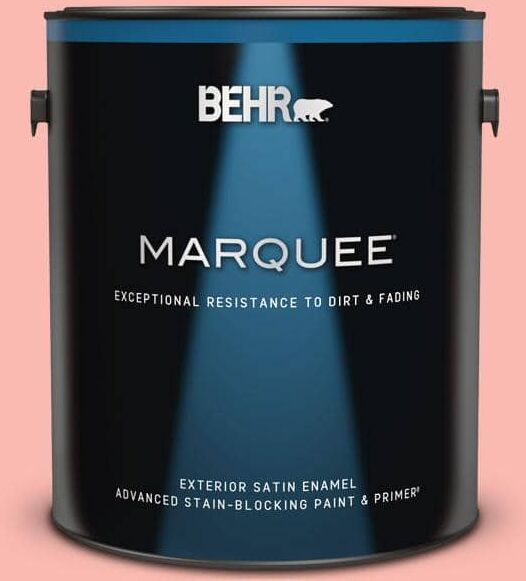 BEHR MARQUEE 1 gal. #150A-3 Mixed Fruit Satin Enamel Exterior Paint & Primer