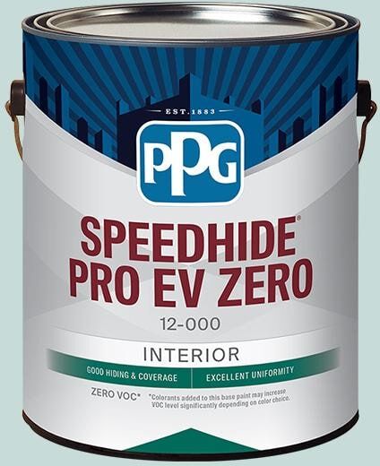 Speedhide Pro EV Zero 1 gal. PPG1146-3 Julep Green Semi-Gloss Interior Paint