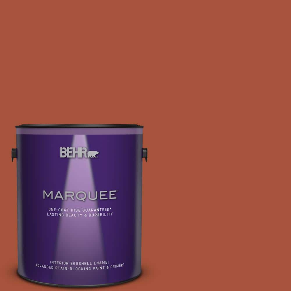 BEHR MARQUEE 1 gal. #S-H-210 New Penny Eggshell Enamel Interior Paint & Primer