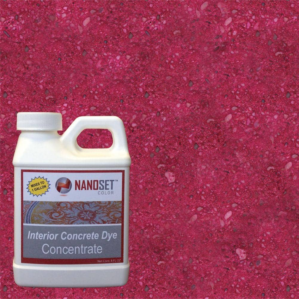 NanoSet Color 8-oz. Ruby Interior Concrete Dye Stain Concentrate