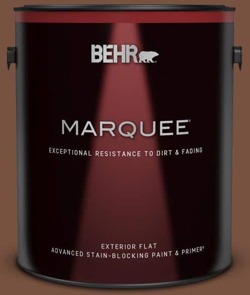 BEHR MARQUEE 1 gal. #240F-7 Root Beer Flat Exterior Paint & Primer