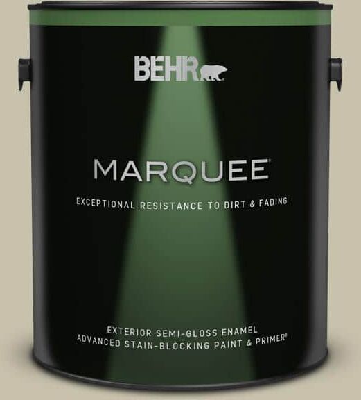 BEHR MARQUEE 1 gal. #PPU9-19 Organic Field Semi-Gloss Enamel Exterior Paint & Primer