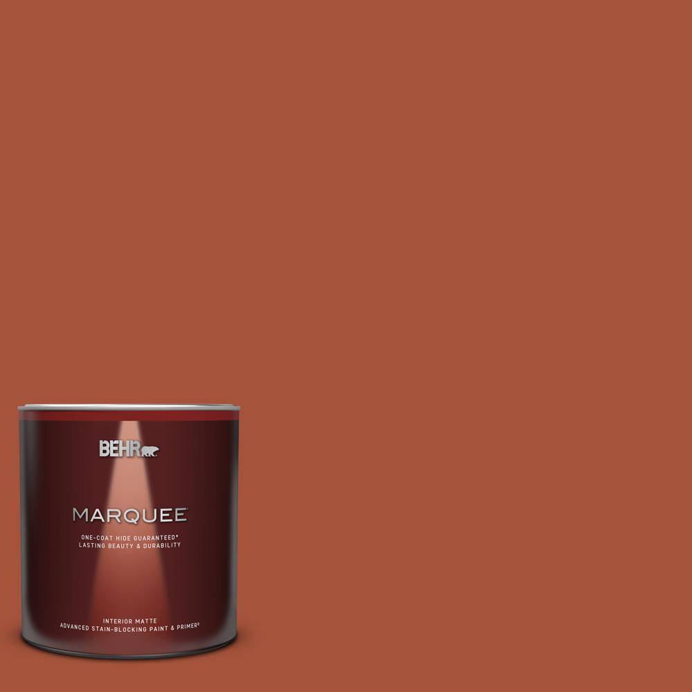 BEHR MARQUEE 1 qt. #S-H-210 New Penny Matte Interior Paint & Primer