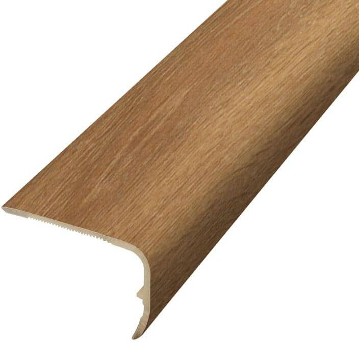 PERFORMANCE ACCESSORIES Sand Cloud Oak 9.39 mm. Thick x 1.88 in. Wide x 78.7 in. Length Vinyl Stair Nose Molding