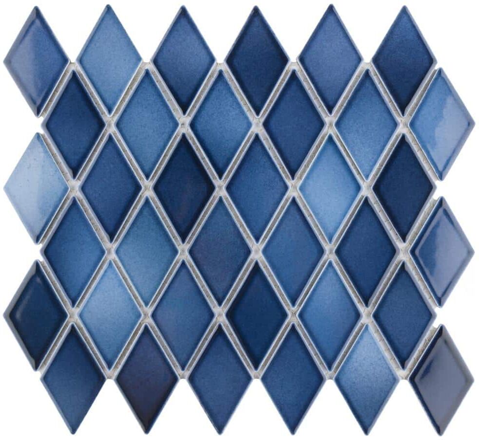 Merola Tile Hudson Kite Glacier 10-1/4 in. x 11-3/4 in. Porcelain Mosaic Tile (8.6 sq. ft./Case)