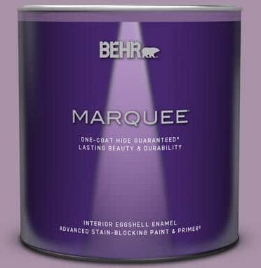 BEHR MARQUEE 1 qt. #670D-5 Garden Flower Eggshell Enamel Interior Paint & Primer