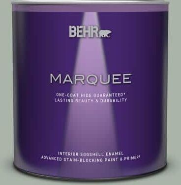 BEHR MARQUEE 1 qt. #BXC-38 Alpine Air Eggshell Enamel Interior Paint & Primer