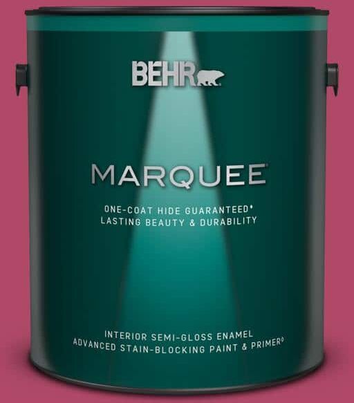 BEHR MARQUEE 1 gal. Home Decorators Collection #HDC-SM16-04 Bing Cherry Pie Semi-Gloss Enamel Interior Paint & Primer